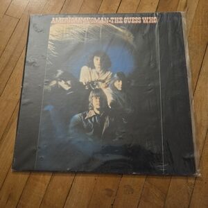 The Guess Who American Woman vintage vinyl record album black yellow LP GUC